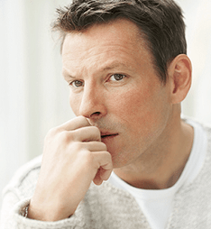 еден човек размислувал за исцедок за време на возбудувањето